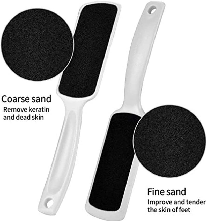 Delfino Pedicure Foot Rasp File Callus Remover, Professional Foot Care Double-Sided Colossal Foot Rasp Foot File and Callus Remover For Dead Skin, Can Be Used On Both Dry and Wet Feet (Pack of 4) - Image 2