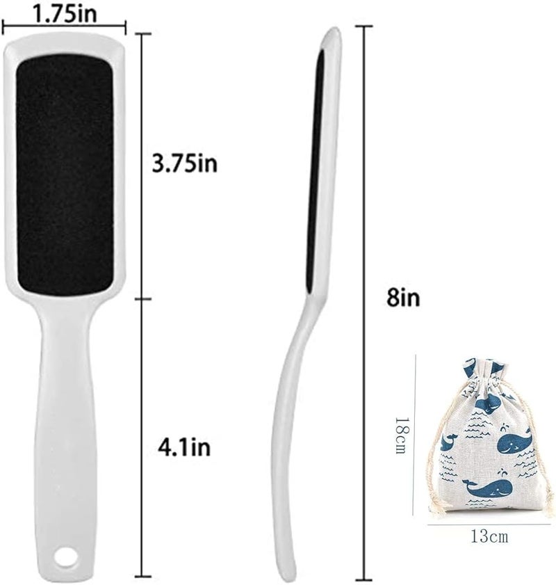 Delfino Pedicure Foot Rasp File Callus Remover, Professional Foot Care Double-Sided Colossal Foot Rasp Foot File and Callus Remover For Dead Skin, Can Be Used On Both Dry and Wet Feet (Pack of 4) - Image 4