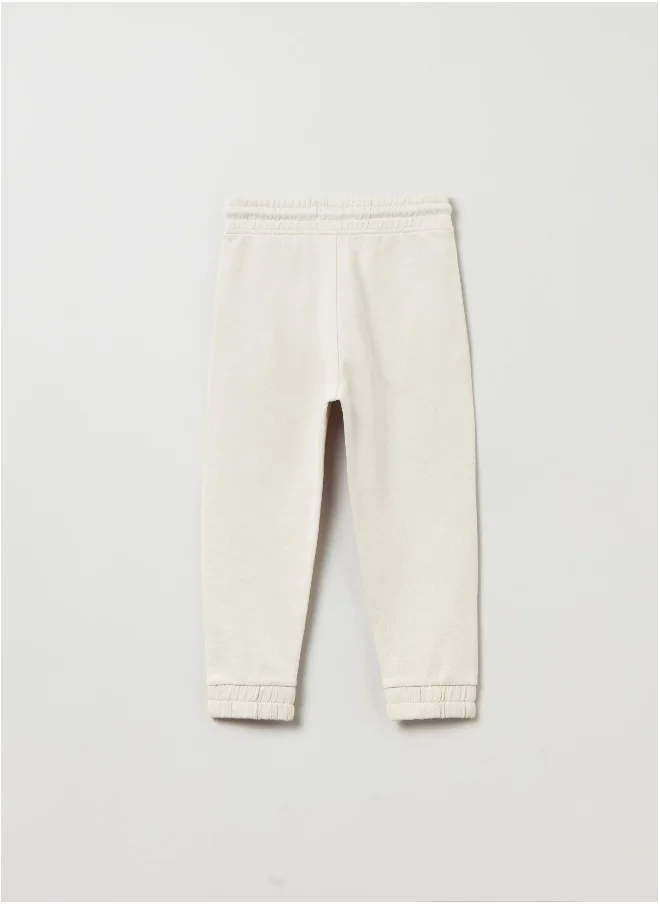 Ovs OVS Grand&Hills Plush Joggers With Drawstring And Embroidery