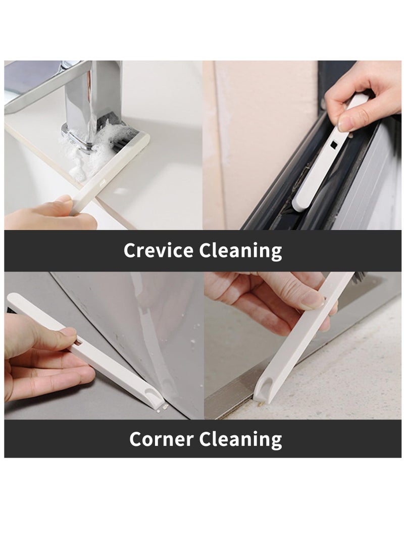 Excefore Shower Squeegee, Shower Squeegee for Glass Doors with Crevice Brush, 2 in 1 Window Squeegee Cleaner, Professional Window Scrubber for Bathroom Shower Car Mirror Glass  - Image 5