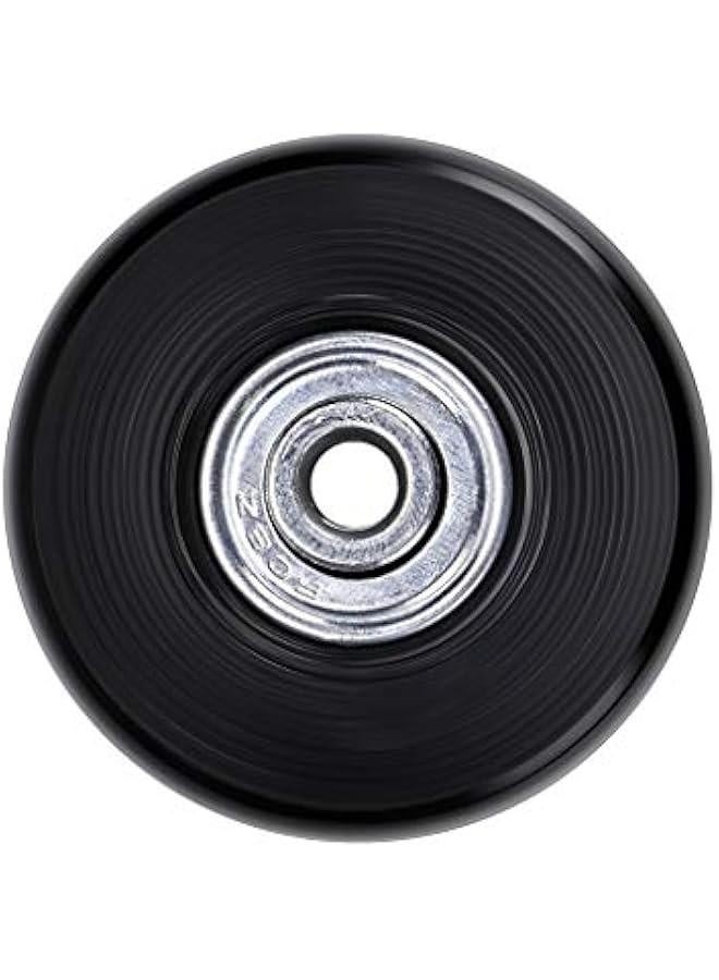 50mm x 18mm Luggage Suitcase Replacement Wheels, Rubber Swivel Caster Wheels Bearings Repair Kits, Set of 2 - Image 5