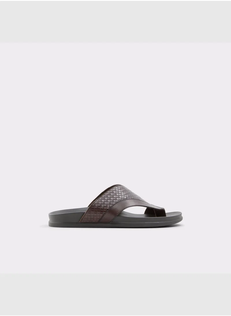 ALDO Genuine Leather Sandal Flat Heel