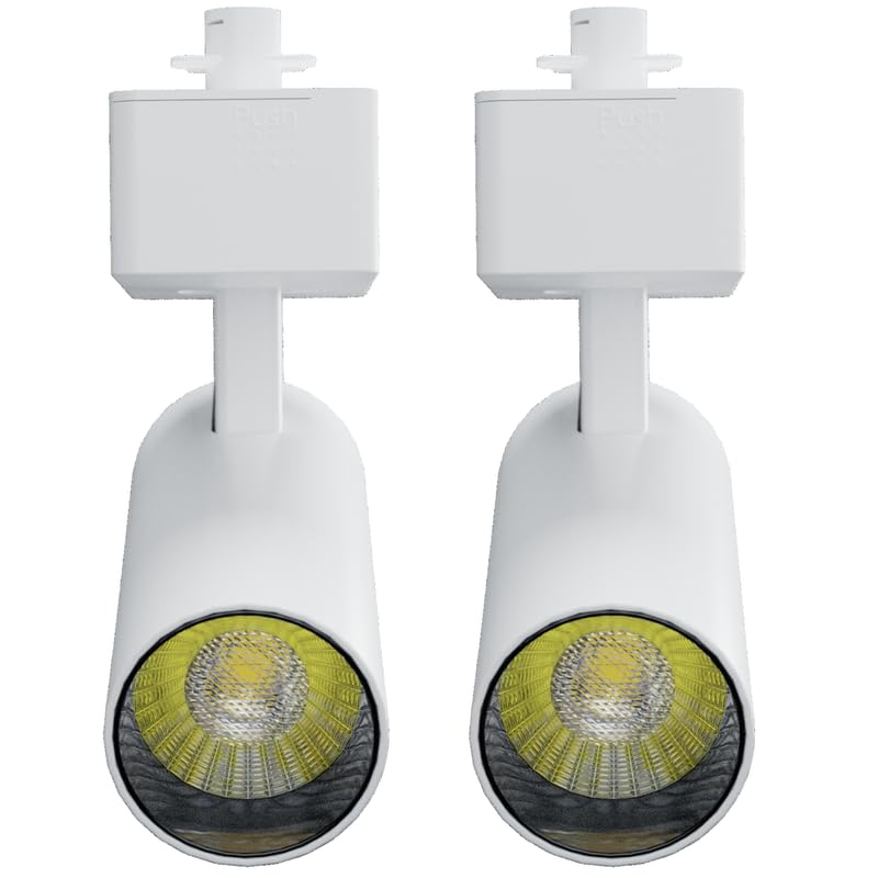 Nortek Nortek Della White Body LED Track Light Spot LightFocus Light for TrackTrack Rail System Track Rail Included 10W Cool White 2  - Image 1