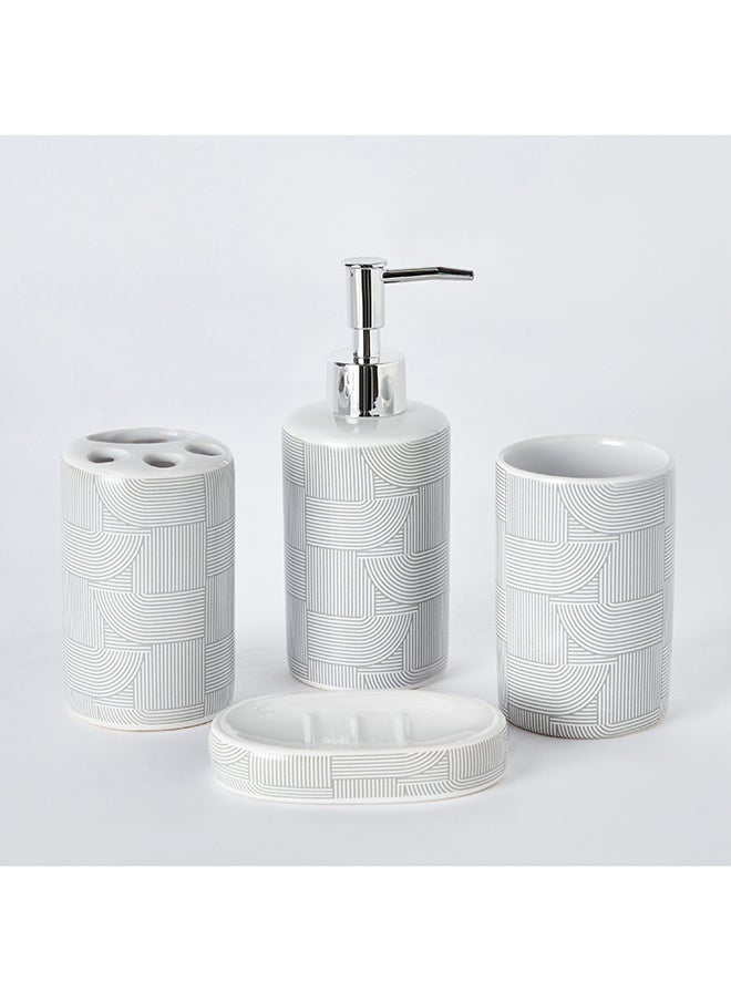 Aristo 4-Piece Ceramic Bathroom Accessory Set 7 x 20 x 22 cm - pzsku/Z802DE11319220C90A932Z/45/_/1704974924/a81f733d-596b-43b2-93e4-d09fb5ec19ff