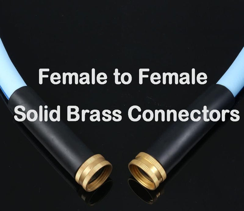 Atlantic Female to Female Heavy Duty Garden Hose 4 ft x 5/8 Inch Blue Color, Short Connection Leader Hose (4 Feet) - Image 2