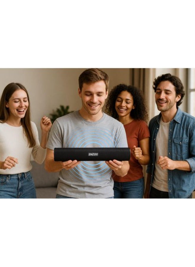 سنزو سماعة بلوتوث لاسلكية صوت محيطي 360 درجة ببطارية 1800mAh وتشغيل 3 إلى 5 ساعات مع مخرج صوت - يدعم كارت TF- مدى اتصال حتى 10 أمتار - براند SNZOU موديل SN-25 - Image 2