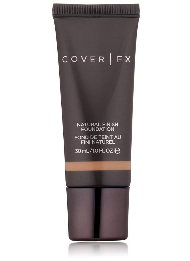 كوفر إف إكس كريم أساس Cover FX Natural Finish: كريم أساس مائي يوفر تغطية تدوم 12 ساعة ولمسة نهائية طبيعية تشبه البشرة الثانية مع حماية قوية من مضادات الأكسدة - رقم 110، 1 أونصة سائلة  - Image 1