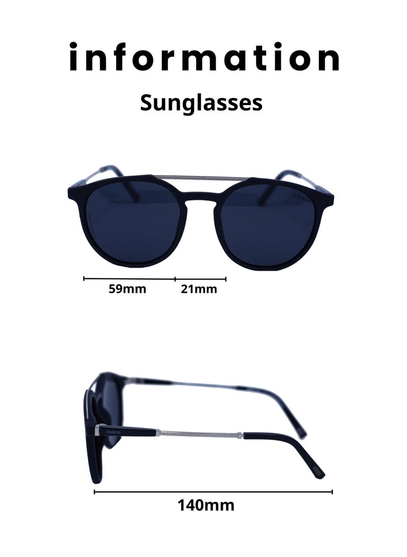 Baleno "Aviator Sunglasses with Polarized UV Protection Lenses – Lightweight, Durable Metal Frame for Men & Women, Perfect for Driving, Travel, and Outdoor Activities"  - Image 5