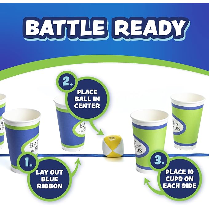Squirrel Products Battle of The Beards Funny Party Game, White Elephant Minute to Win It Game for Kids & Adults, Family Game Night Activity for Ages 6+ - Image 3