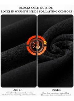 GGEROU Womens Thermal Underwear Sets 2 Piece Soft Base Layer Top and Bottom Long Johns Set with Fluff Lined Winter Warm Suit  - Image 4