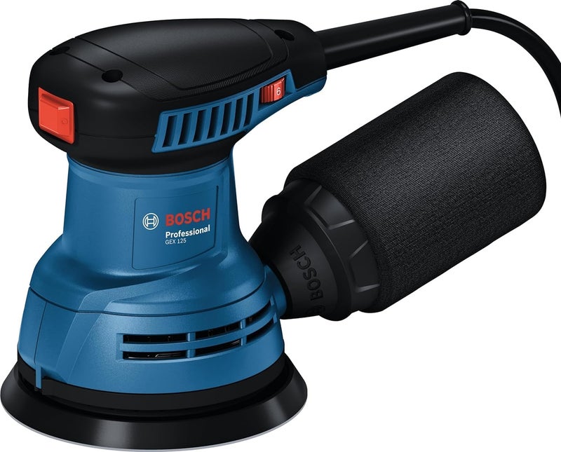 BOSCH Gex 125 Professional Random Orbit Sander, 0 601 3A8 0L0 - Image 1