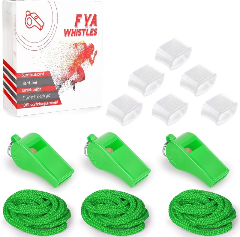 FYA Whistle with Lanyard and Mouth Grip, Super Loud Sports Whistles, Perfect for Coaches, Referees, Emergency, Lifeguard, Survival, Outdoor - Image 5