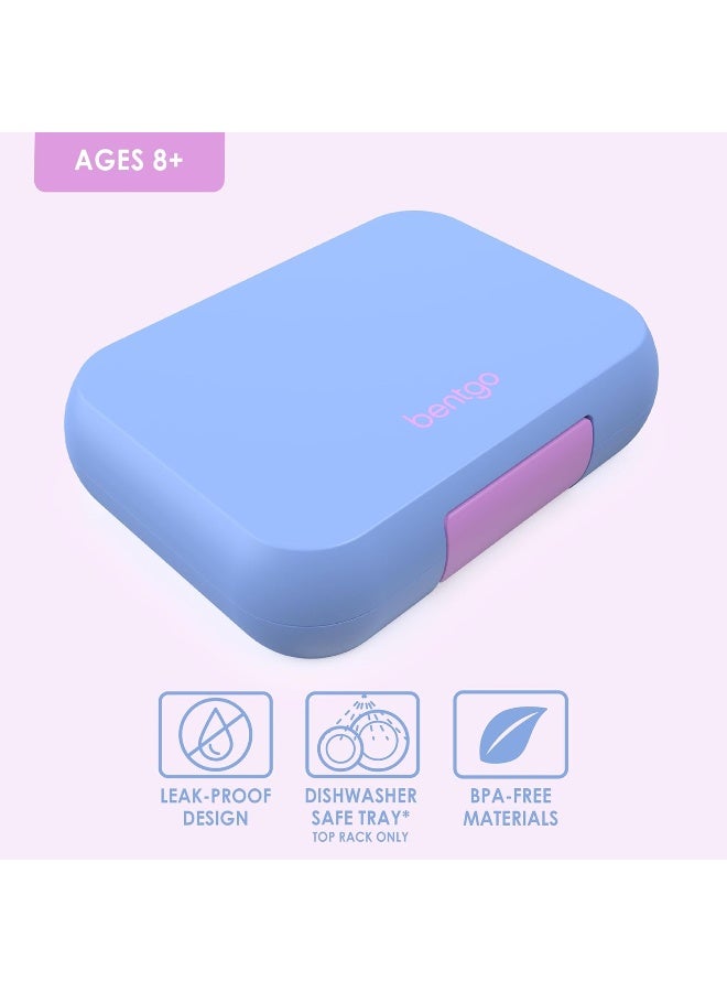 Bentgo® Pop - Leak-Proof Bento-Style Lunch Box with Removable Divider for 3-4 Compartments - Perfect for Kids 8+ and Teens, Microwave/Dishwasher Safe, BPA-Free & Sustainable (Periwinkle/Pink) - Image 3