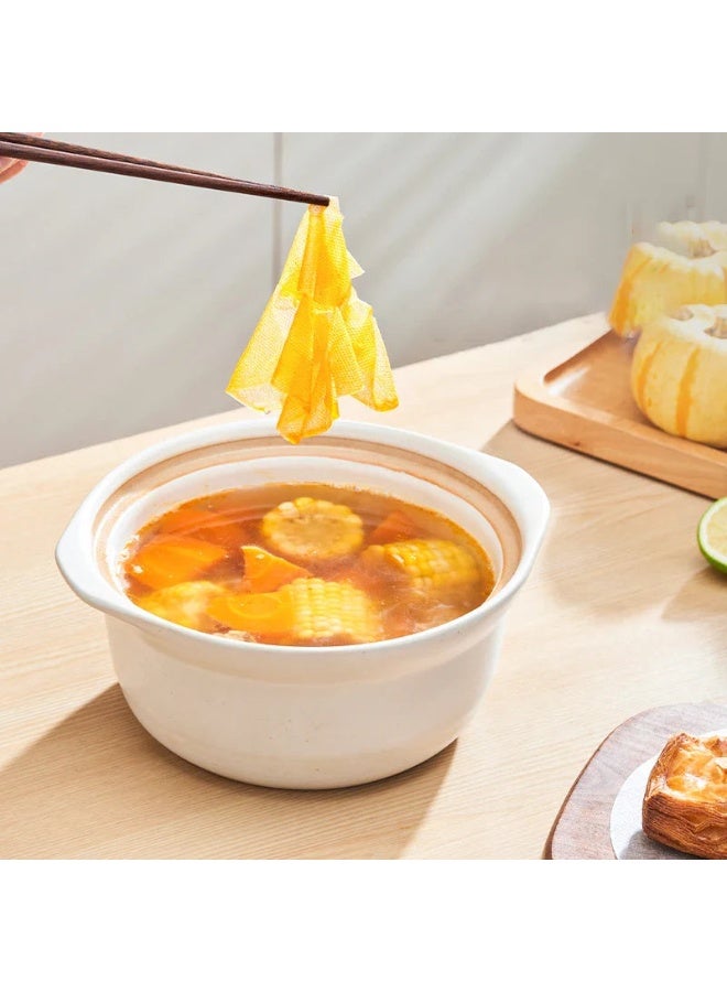 28cm Food Oil Absorbing Paper Sheets For Healthy Cooking and Grease Removal 10 Pieces Customizable Kitchen Grease Blotting Paper For Daily Cleaning - Image 5