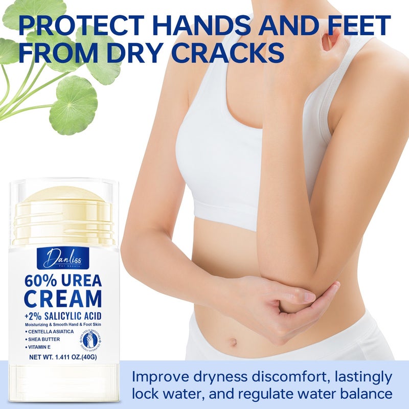 Danliss 60% Urea Hand and Foot Repair Stick 40g, 2% Salicylic Acid for softening calluses and cracked heels - Image 3