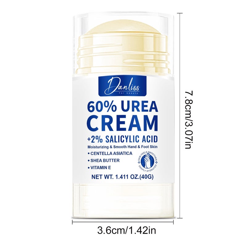 Danliss 60% Urea Hand and Foot Repair Stick 40g, 2% Salicylic Acid for softening calluses and cracked heels - Image 5