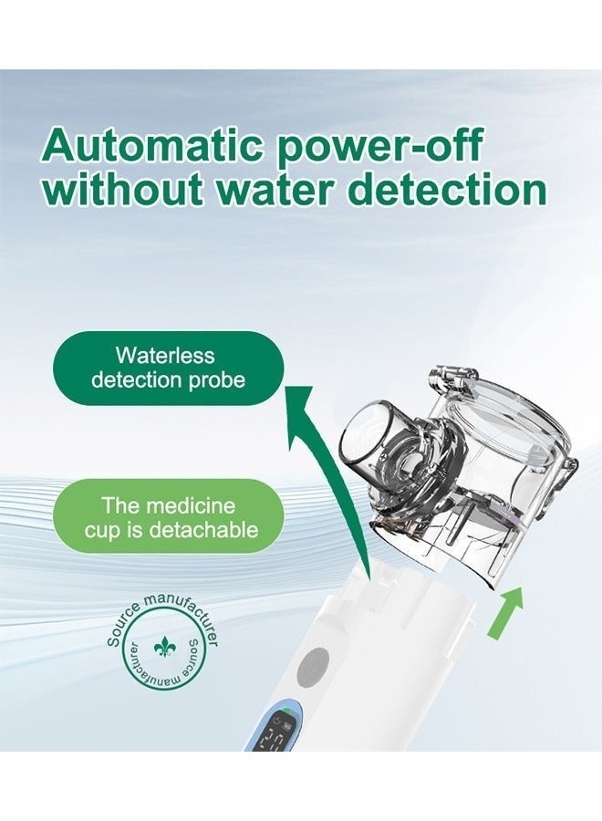 Simcheck Rechargeable Ultrasonic Mesh Nebulizer with 3 Speed Settings, Portable Handheld Inhaler with Quiet Operation for Adults and Children - Image 5