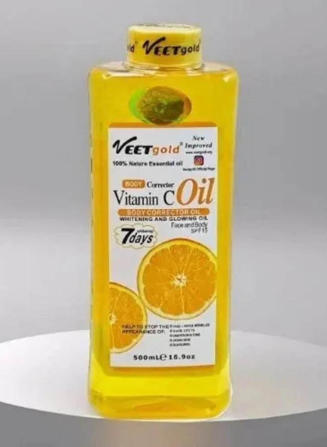 فيت جولد زيت مصحح للجسم بزيت فيتامين سي البرتقالي 200 مل