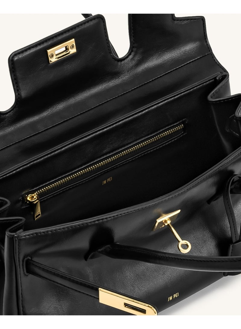 جي دبليو بي JW PEI Yara Handheld Single Shoulder for Women 2025 New Niche Design - Black - Image 4