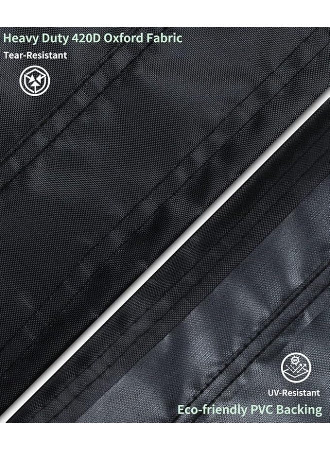 Garden Furniture Covers Extra Large Outdoor Table Covers Waterproof, Heavy Duty Windproof Rectangular Patio Furniture Set Cover - 315x160x74CM - Image 4