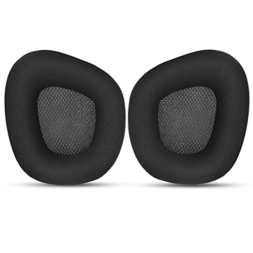 G GVOEARS Replacement Ear Pads Cushions for Corsair Void & Corsair Void PRO RGB Wired/Wireless Gaming Headsets with Black Mesh Fabric, Memory Foam - Image 1