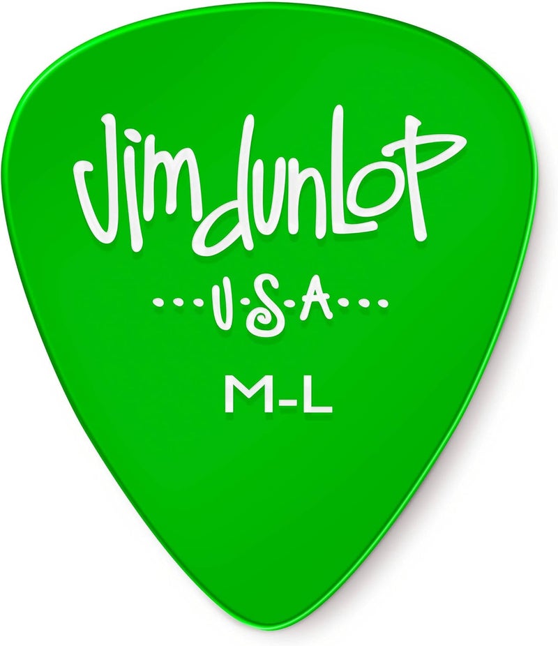 Jim Dunlop 486PML Gels Medium Light Player Pack - Green - Image 1