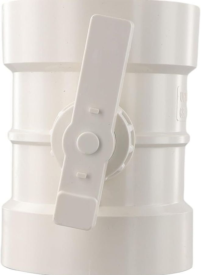 PVC Manual Air Volume Control Valve 110mm For Ventilation System - Image 3