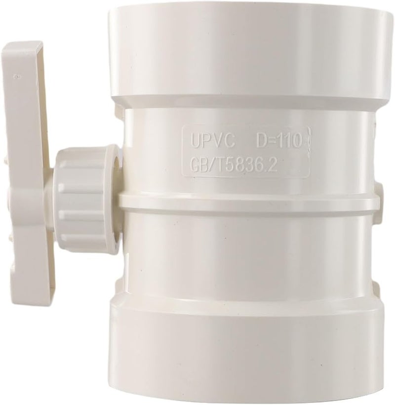 PVC Manual Air Volume Control Valve 110mm For Ventilation System - Image 1