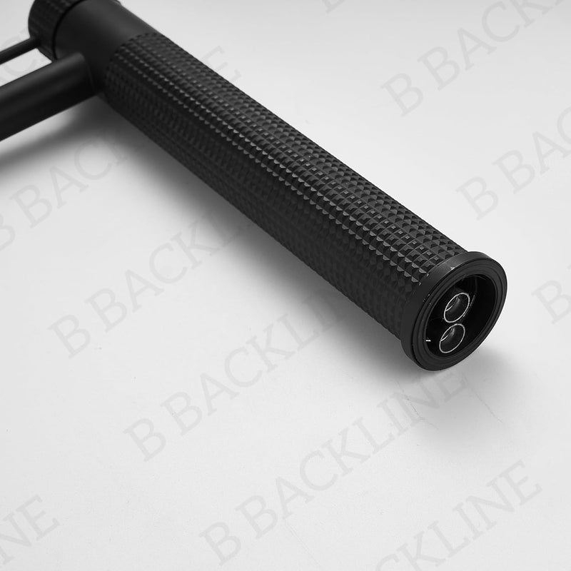 B BACKLINE Brass Basin Mixer Tap | Bathroom Basin Faucet | Pillar Tap For Basins | Hot & Cold Wash Basin Taps | Mixer Tap For Bathroom & Livingroom (Black Matt) - Image 4