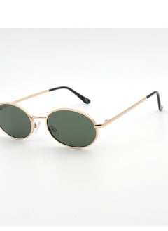 MADEYES Unisex UV Protection Sunglasses EE23M132-5 - Gold/Black  - Image 2