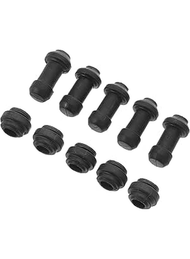 4pcs Motorcycle Brake Bleeder Caps and Rubber Dust Covers Waterproof Shock Dust Protector Universal Caliper Accessories - Image 1