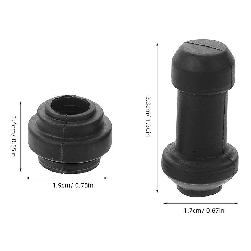 4pcs Motorcycle Brake Bleeder Caps and Rubber Dust Covers Waterproof Shock Dust Protector Universal Caliper Accessories - Image 3