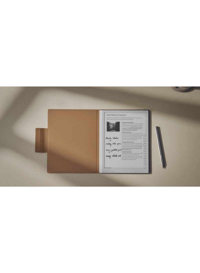 BOOX Go 10.3 Magnetic Case Mocha – Premium Protective Cover with Folding Stand, Auto Sleep/Wake, Detachable Magnetic Pen Holder for BOOX Go 10.3 Digital Notebook E-Ink Tablet Ebook Reader - Image 4