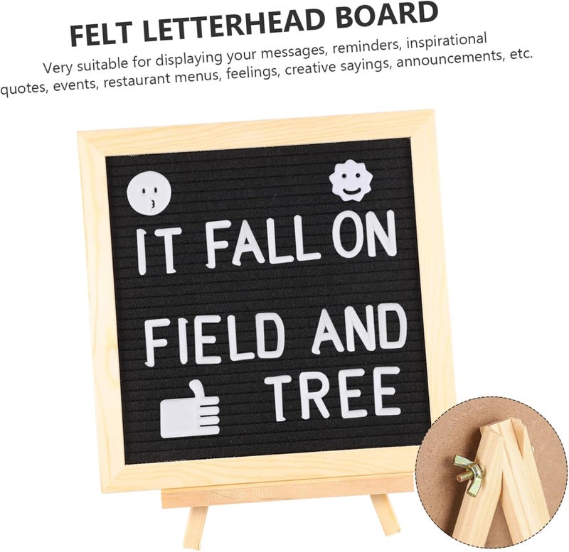 Gadpiparty 1set Felt Letter Board Changeable Letters Convenient Message Board for Home Decor and Classroom Stylish Frame for Creative Announcements and Motivational Quotes - Image 5