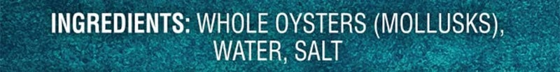 Crown Prince Natural Whole Boiled Oysters in Water, 8-Ounce Cans (Pack of 12) - Image 3