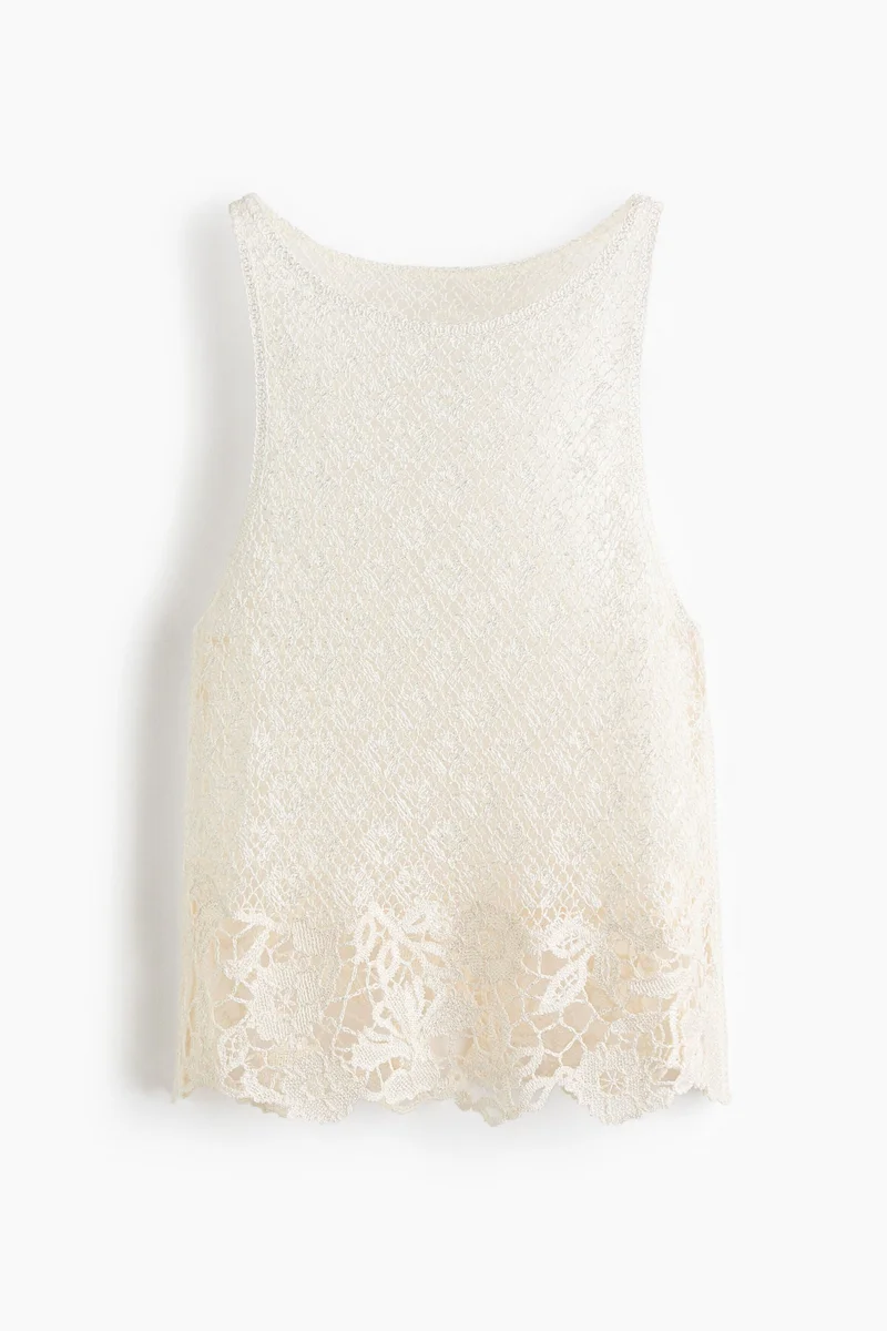 H&M Crochet-look beach top