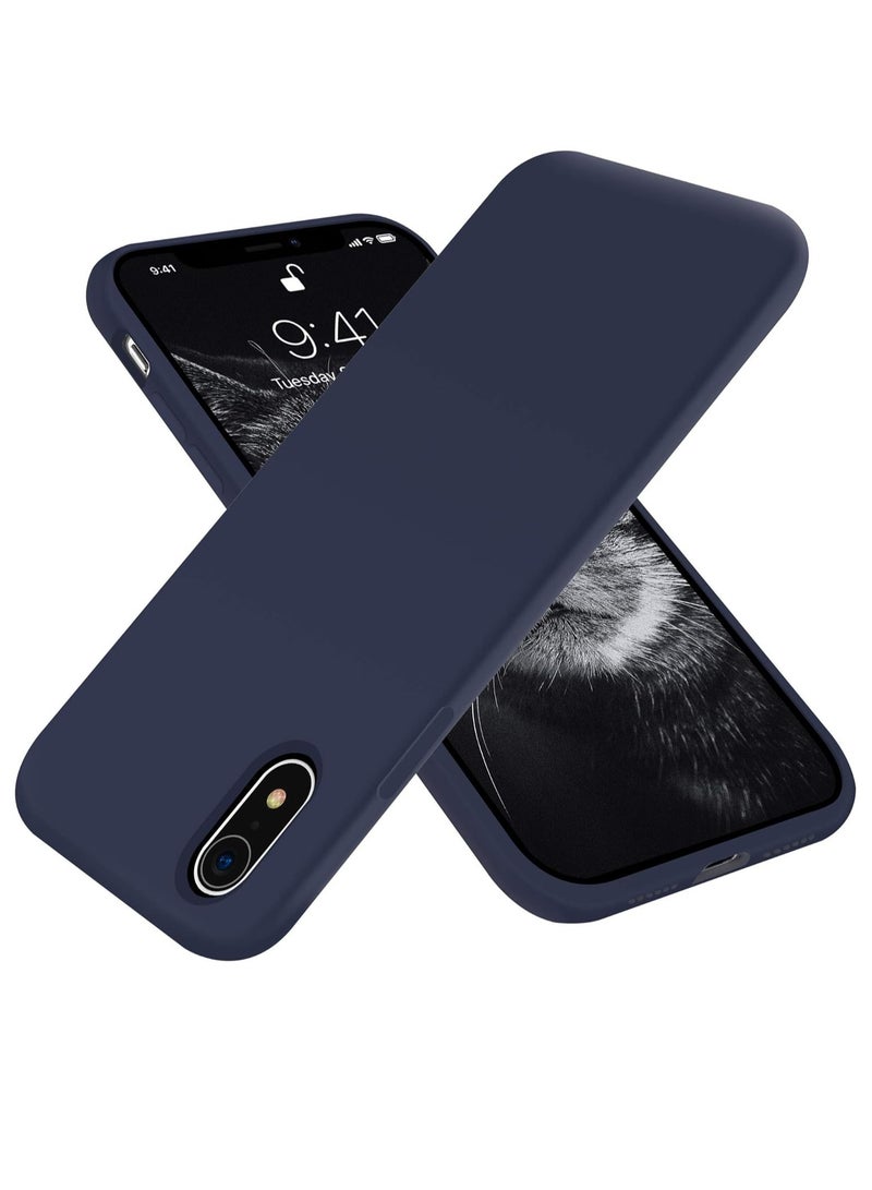 MIGOFAST Liquid Silicone Gel Cover with Full Body Protection Anti-Scratch Shockproof Case Compatible with iPhone XR - Image 1