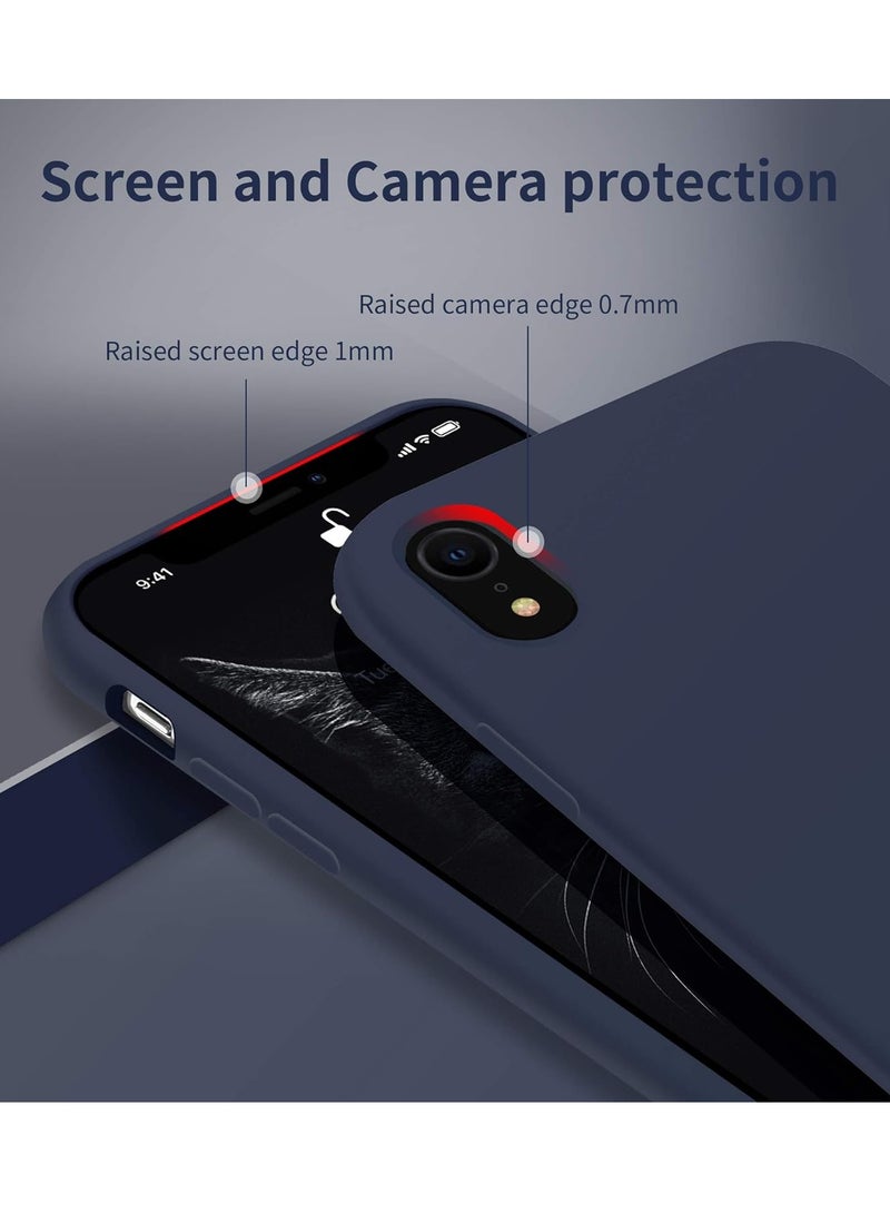 MIGOFAST Liquid Silicone Gel Cover with Full Body Protection Anti-Scratch Shockproof Case Compatible with iPhone XR - Image 5