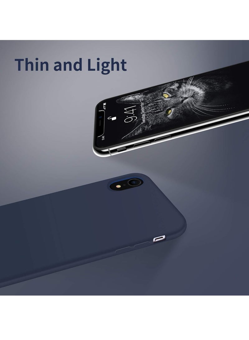 MIGOFAST Liquid Silicone Gel Cover with Full Body Protection Anti-Scratch Shockproof Case Compatible with iPhone XR - Image 3