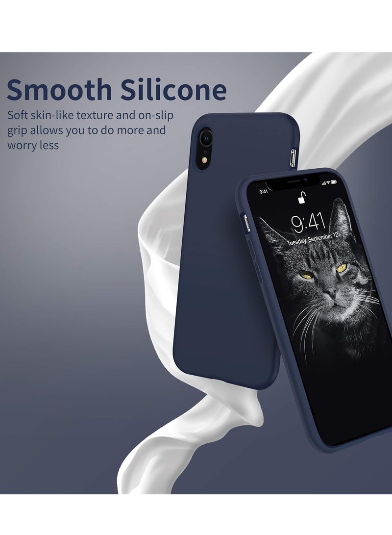 MIGOFAST Liquid Silicone Gel Cover with Full Body Protection Anti-Scratch Shockproof Case Compatible with iPhone XR - Image 4