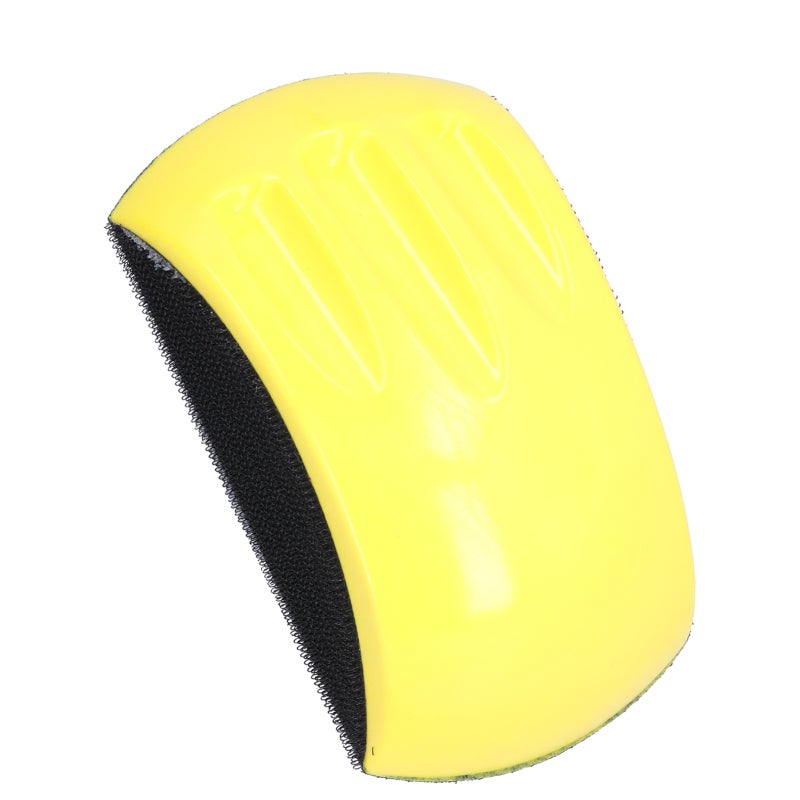 Hand Sanding Pad 150mm PU Foam Hook And Loop Block - Flexible Handheld Design Curved Surface Sander for Carpentry Furniture Repair Car Body Polishing - Image 3