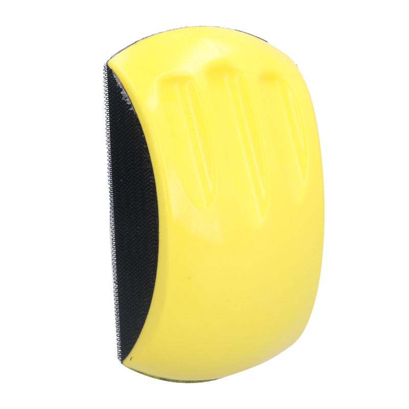 Hand Sanding Pad 150mm PU Foam Hook And Loop Block - Flexible Handheld Design Curved Surface Sander for Carpentry Furniture Repair Car Body Polishing - Image 5
