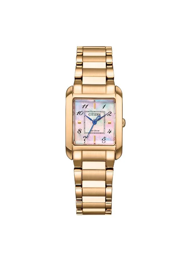CITIZEN Women's Stainless Steel with Rose Gold Plating CITIZEN L Standard Watch EW5603-89Y - 28.4 x 21.5 mm