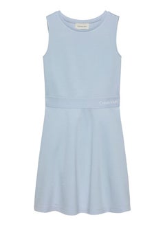Calvin Klein Jeans Kids Fit & Flare Sleeveless Punto Dress  - Image 4