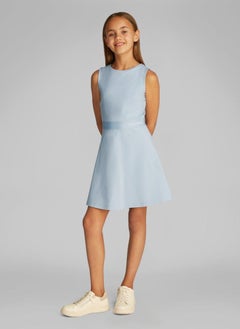 Calvin Klein Jeans Kids Fit & Flare Sleeveless Punto Dress  - Image 1