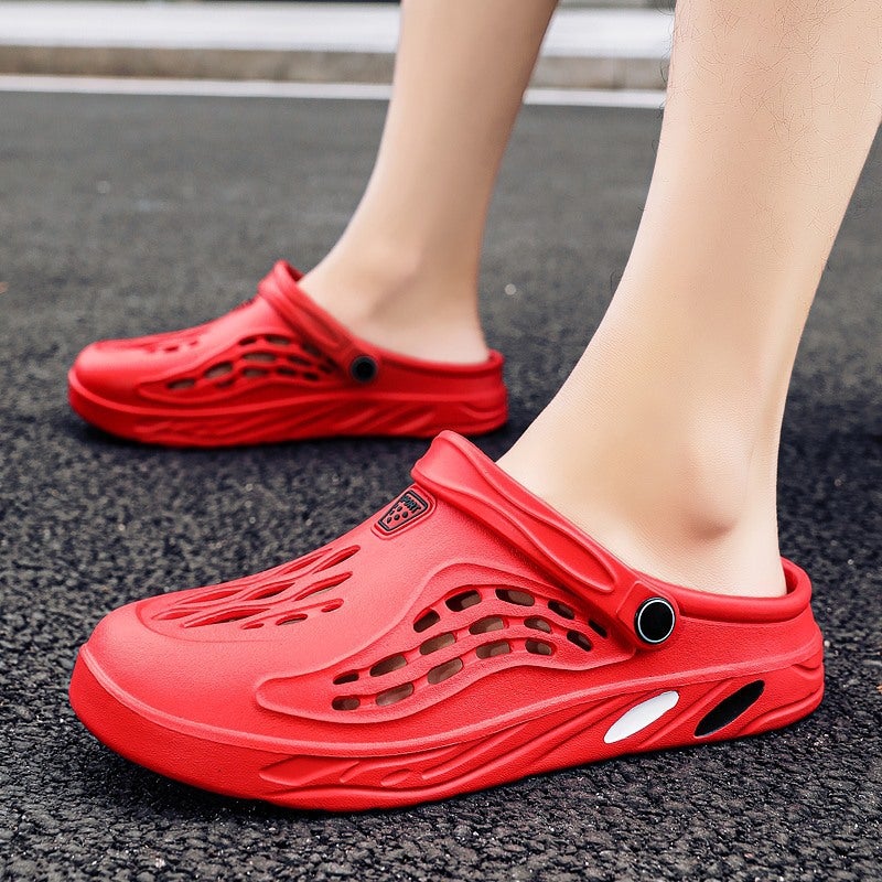 Casual Outdoor Summer Sandals For Men, Large Sizes 48-49, Summer Style Men'S Beach Shoes, Men'S Shoes With Large Holes, Slippers - Image 5