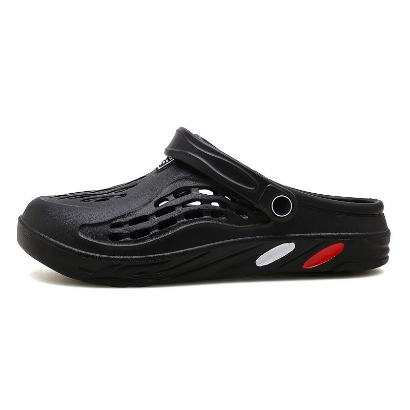 Casual Outdoor Summer Sandals For Men, Large Sizes 48-49, Summer Style Men'S Beach Shoes, Men'S Shoes With Large Holes, Slippers - Image 1