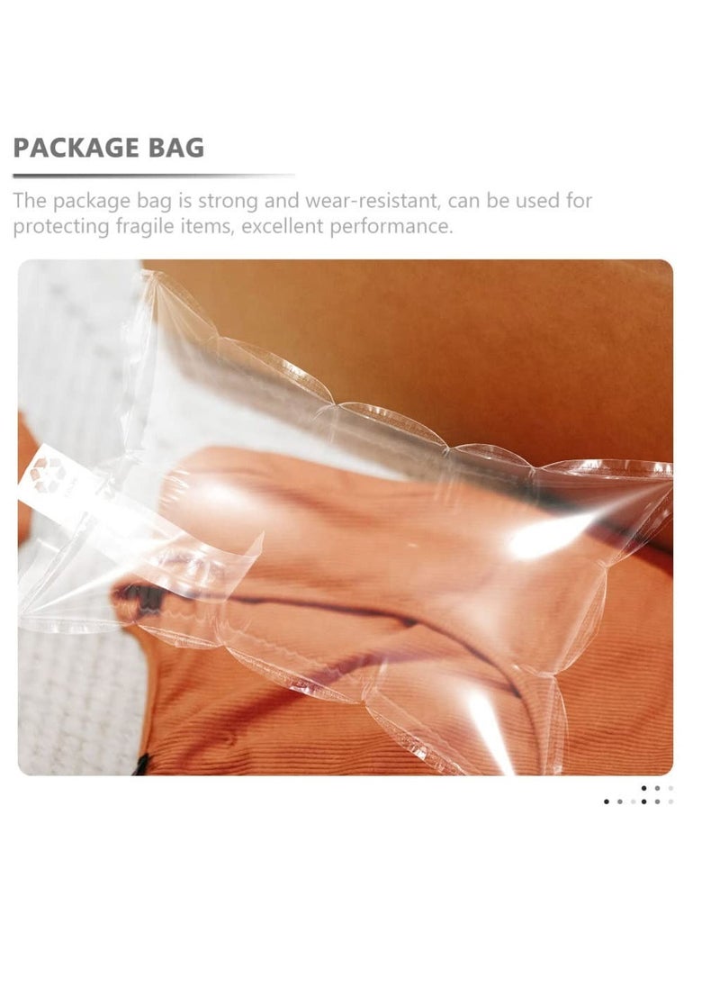 Excefore - Air Cushion Bags, 100PCS Inflatable Air Pillows Air Bubble Bags Shockproof Air Cushion Film Blocking Wrap Bag for Mailing Shipping Packaging 10x20 CM - Image 1