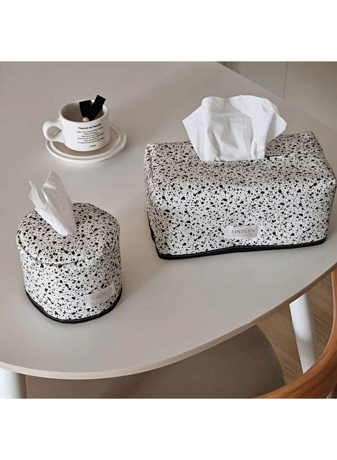 Vintage Ink Splashed Square Tissue Box For Wet Wipes And Paper Towels - Image 2