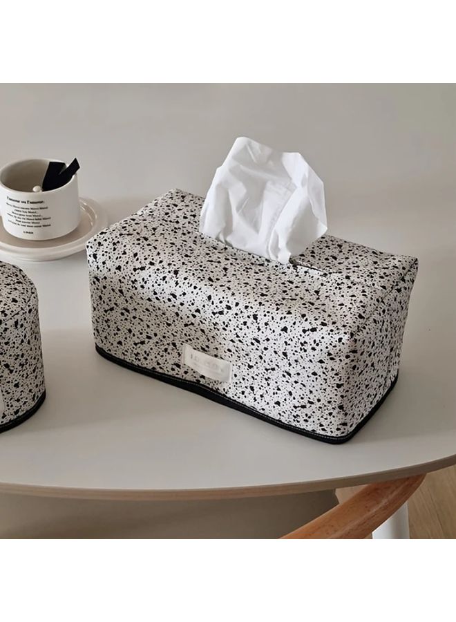 Vintage Ink Splashed Square Tissue Box For Wet Wipes And Paper Towels - Image 3